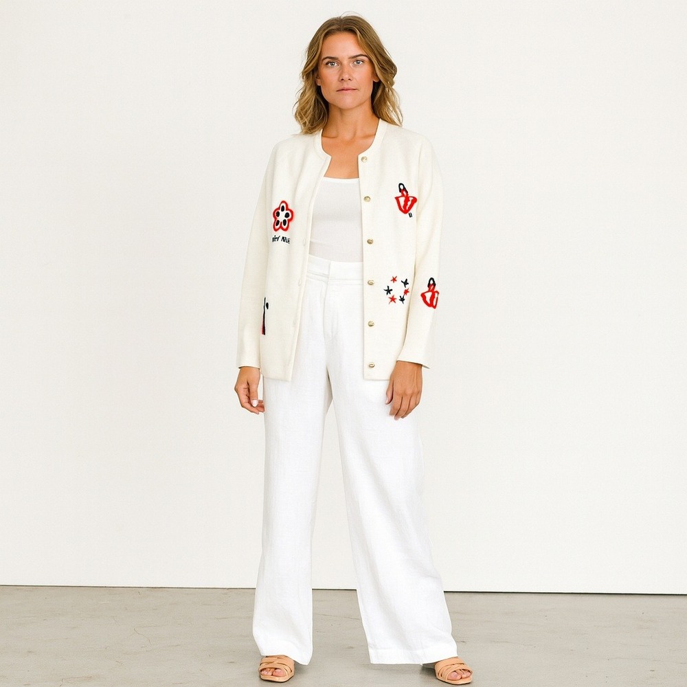 Vintage Patriotic Bicentennial Cardigan‎ M